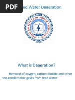 Feed Water Deaeration in Thermal Power Plant