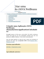 Como Criar Uma Aplicação JAVA NetBeans