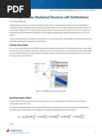 Modeling Complex Mechanical Structures With SimMechanics - Mathworks