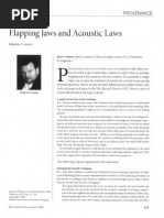 Jaw and Accoustic Laws