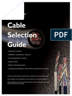 Cable Selection Guide: Gai-Tronics®