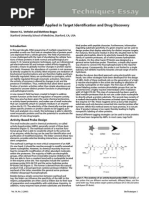 Chemical Proteomics Applied in Target Identification and Drug Discovery