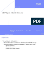 Chapter 03ABAP Objects Obsolete Statements