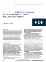 Review of Applications of Impedance and Noise Analysis To Uniform and Localized Corrosion