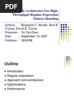 (Y2006) A Scalable Architecture For High-Throughput Regular-Expression Pattern Matching