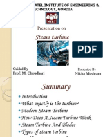 Steam Turbine: Presentation On