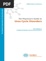 NORD Physician Guide To Urea Cycle Disorders