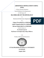 Voltage Harmonics Mitigation Using DVR: Electrical & Electronics Engineering