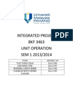 Ethanol Separation Process Calculation