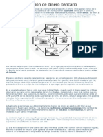 Creacion de Dinero Bancario