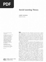 Bandura - Social Learning Theory