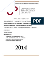 Informe Seleccion de Faja