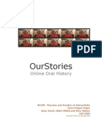 Ourstories: Online Oral History