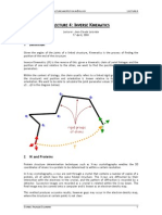 Ecture Nverse Inematics: 1 Definition