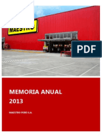 Memoria Financiera MAESTRO 2013