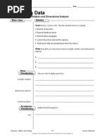 Science Notebook Analyzing Data Scientific Notation and Dimensional Analysis Student Editable