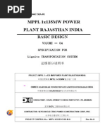 F146c-Ma-01 Specification For Coal Transportation System