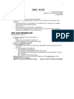 Uric Acid: de Novo Synthesis (Energy Requiring Process)