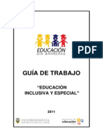 Guia de Trabajo Educacion Inclusiva