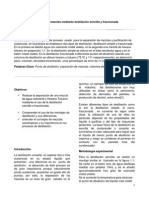 Destilacion Sencilla y Fraccionada (Lab. Quimica Organica)