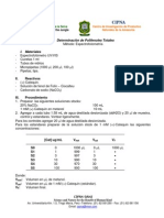 Determinacion de Polifenoles Totales