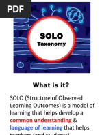 Solo Taxonomy