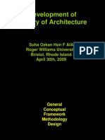 Development of Theory of Architecture