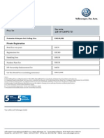 The Jetta 118 KW (160PS) TSI Price List