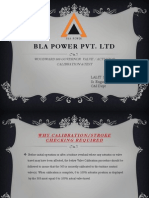 Bla Power Pvt. LTD: Woodward 505 Governor Valve / Actuator Calibration &test