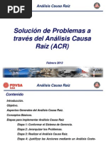 Taller Análisis Causa Raíz - PDVSA