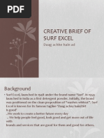 Surf Excel Creative Brief