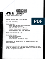 Spring Design and Calculations 1973