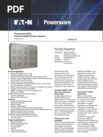 Powerware 9370 Uninterruptible Power System: Product Snapshot