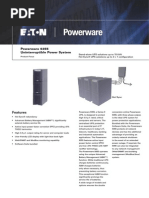 Powerware 9355 Uninterruptible Power System: Features