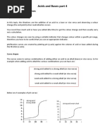 Acids and Bases Part 4 (Titration Curves) Edexcel