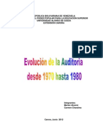 Evolución de La Auditoria