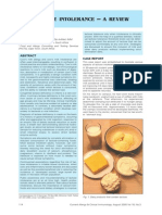 Actose Intolerance A Review: Case Report