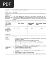 Financial Accounting For Business 2