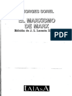 SOREL-El Marxismo de Marx (Antologia en Castellano)