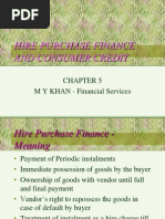 CH 5 Hire Purchase (M.Y.khan) (M.Y.khan)