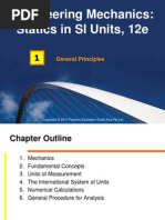 Engineering Mechanics Statics Note in Si Units