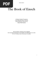 A Modern English Translation of The Ethiopian Book of Enoch With Introduction and Notes by