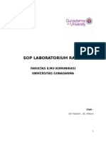 Sop Laboratorium Radio Universitas Guadarma