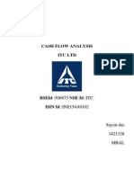 Cash Flow Analysis Itc LTD: Sayon Das 1421328 Mbal