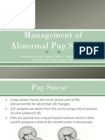 Management of Abnormal Pap Smears Presentation