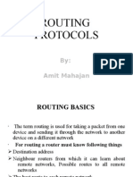 Routing Protocols: By: Er. Amit Mahajan