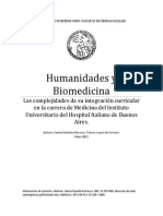 La Complejidad de Introducir Humanidades en Medicina Buenos Aires TESIS