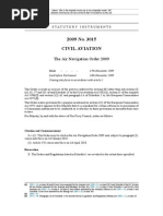 2009 No. 3015 Civil Aviation: The Air Navigation Order 2009