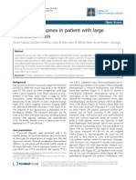 Progressive Dyspnea in Patient With Large Mediastinal Mass: Casereport Open Access