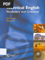 Technical English - Grammar & Vocabulary